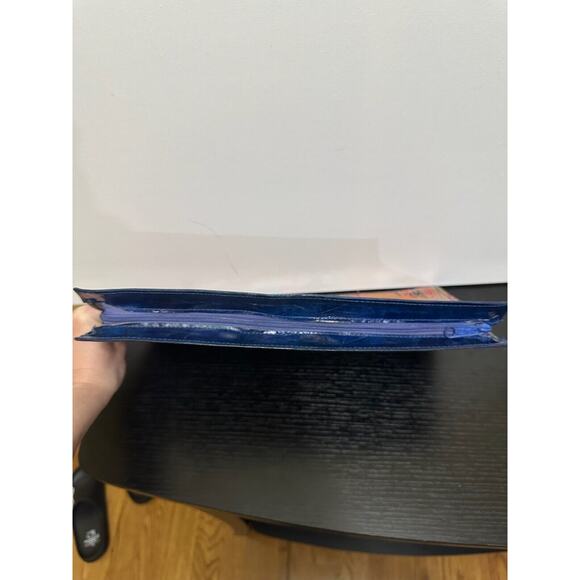 Genuine Leather Leopard Clutch Bag Purse Made in India 14"x8.5"x2.5" - Picture 8 of 16